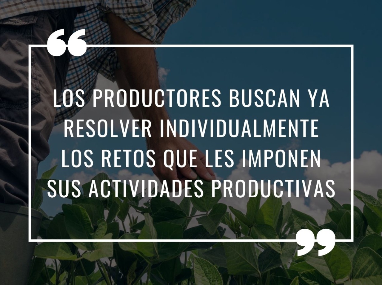 Empoderamiento de los productores en la selección de capacitadores